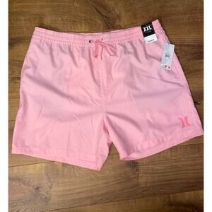 Hurley Men's Volley 17" Walk Boardshorts Swimwear‎ Pink Crossdye Size XXL